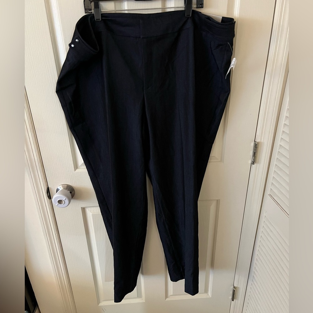 dressbarn Women's Dark Blue Trousers